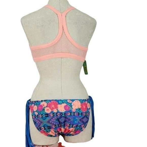 Altar’d State Hawaiian Floral String fringe XL Bikini‎ bottom - Picture 3 of 8